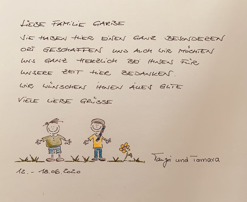 Gästebuch Habitat Habernis